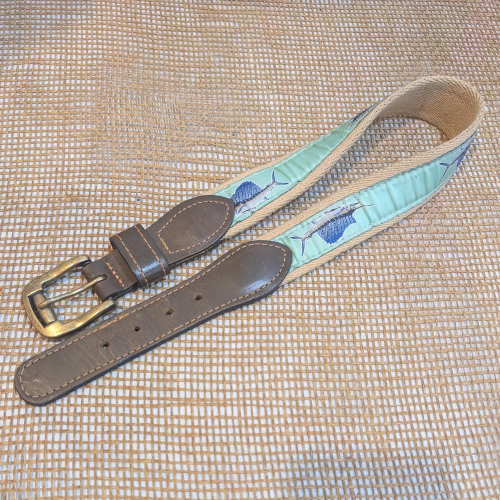 Vintage Zep-Pro Marlin Belt, Little Kids Size 20 Waist